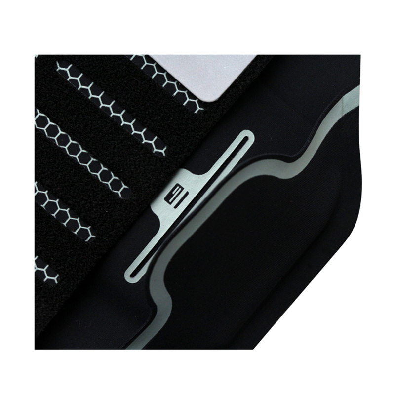 Brazalete deportivo de tela de lycra impermeable impreso al aire libre con logotipo personalizado universal