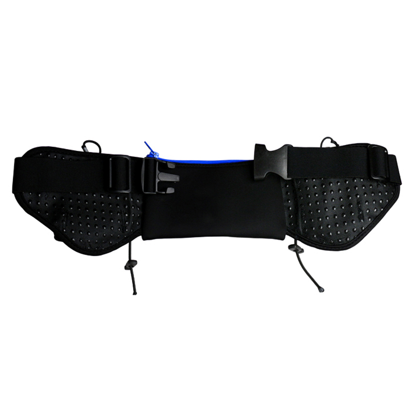 Correas elásticas, dos botellas de agua, bolsas de correr.