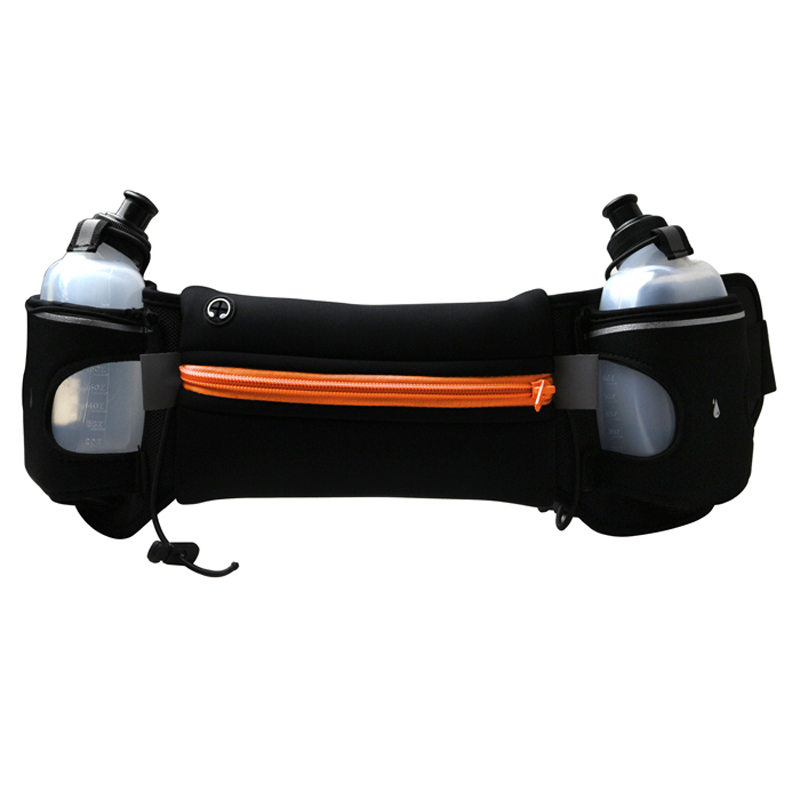 Riñonera con soporte para botella de agua Running Dog Walking Walking Riñonera para hombres Mujeres