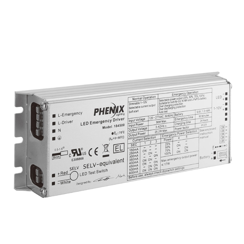 18450X CONDUCTOR DE EMERGENCIA LED AC + INTEGRADO