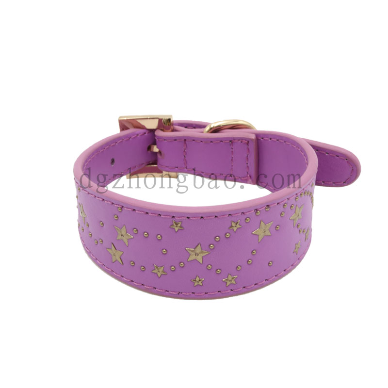 EsES Collar de mascota de un perno metálico análogo