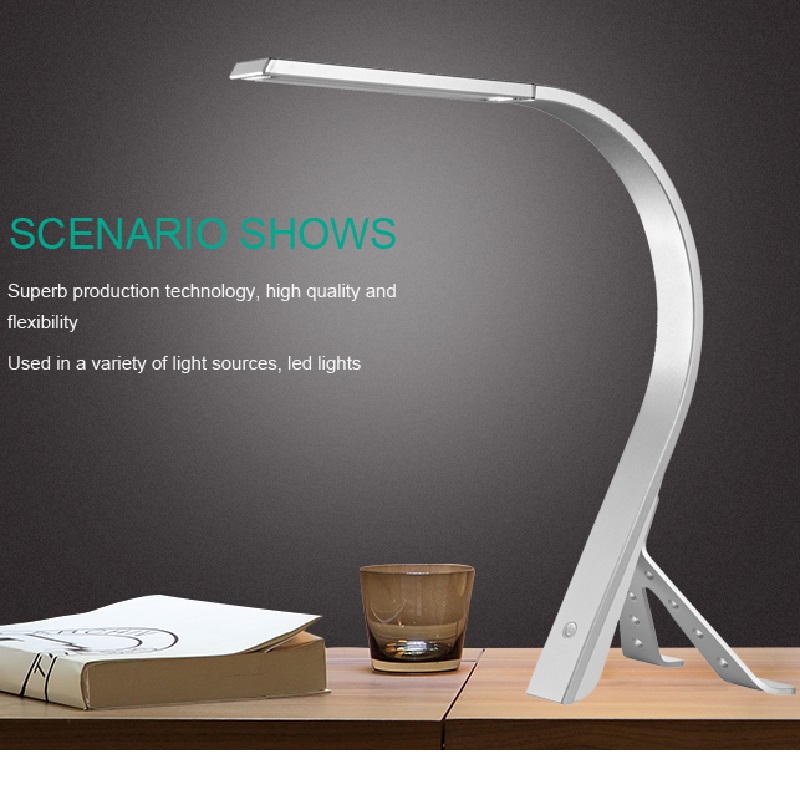 521u USB LED lámpara de mesa de noche dormitorio estudiante estudio decorado