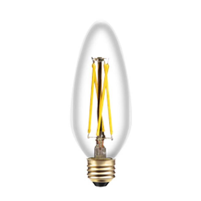 C35 luz brillante, sin oscuridad, decoración de lámparas de LED, deformación de candelabro