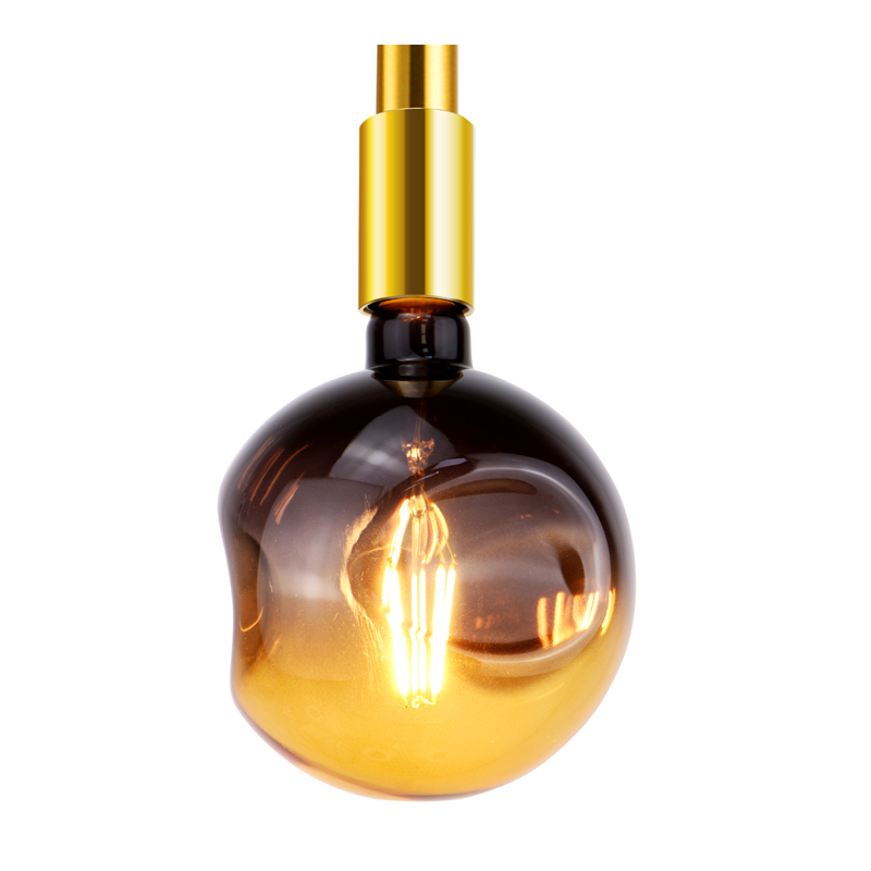 G125 Dark Amber ball 200 lumen nueva forma de diseño led luz de linterna de filamento suave