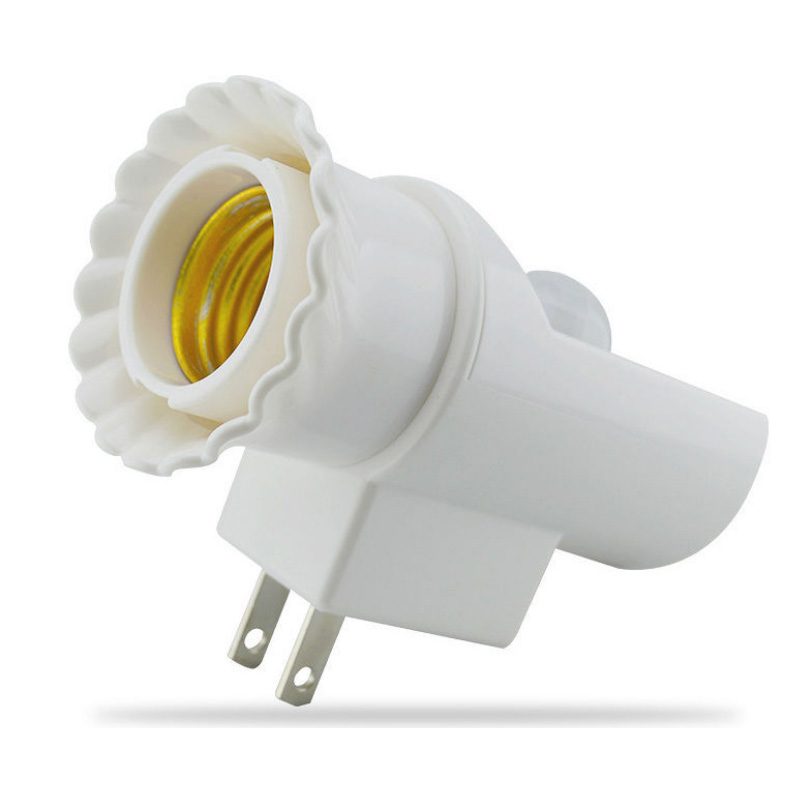 Adaptador de bombilla de tornillo P30 PIR Motion E27