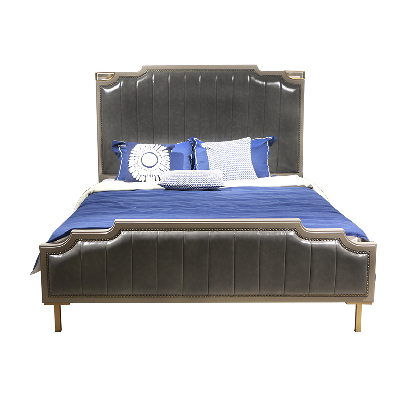 PU Decoración Muebles de dormitorio con base de metal