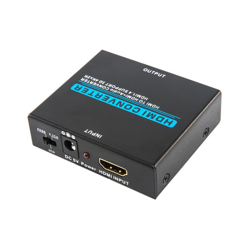 V1.4 HDMI Audio Extractor HDMI a HDMI + Convertidor de audio Soporte 3D Ultra HD 4Kx2K @ 30Hz