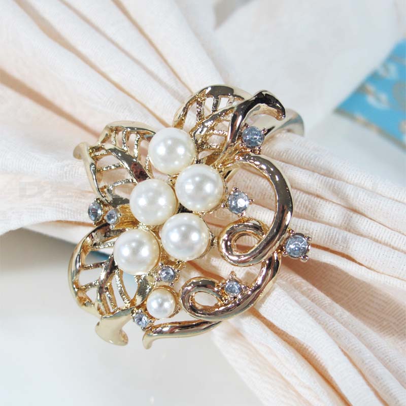 Venta caliente elegante y elegante servilletero de metal