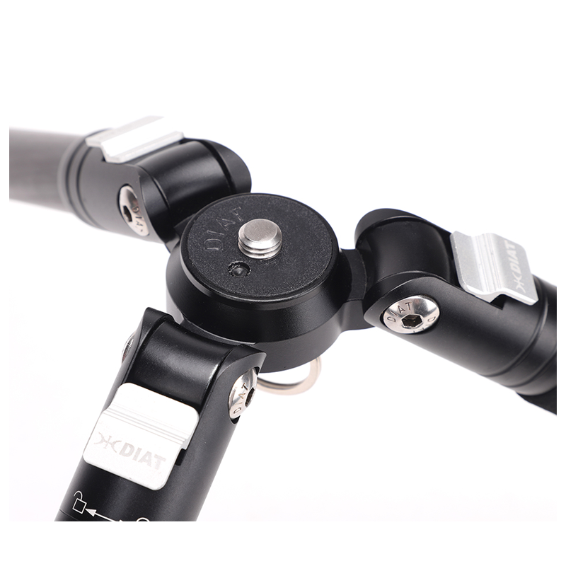 Diät CM225A + DHS-5 Profesional flexible de fibra de carbono portátil mini cámara de trípode