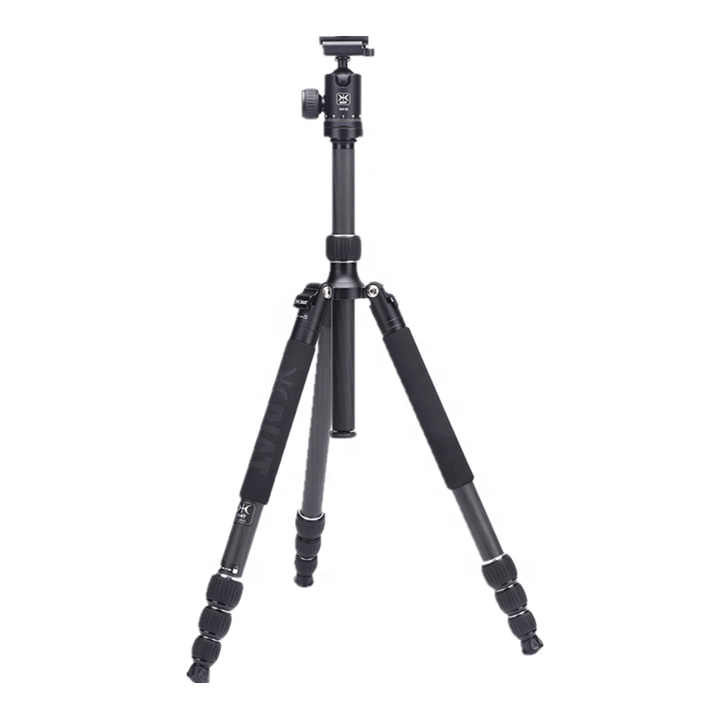Diat CM254 + KH10 Fibra de carbono Peso ligero Trípode de cámara Soporte de trípode de cámara de video profesional
