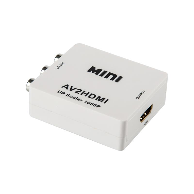 Miniatura av / RCA / CVBS al convertidor HDMI marcando 720 P / 1080 P