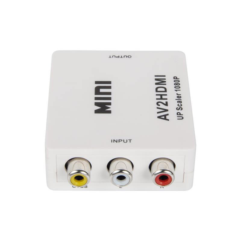 Miniatura av / RCA / CVBS al convertidor HDMI marcando 720 P / 1080 P