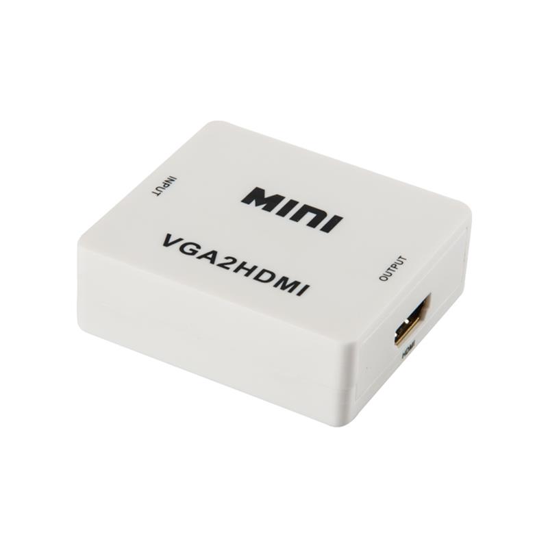 Pequeña VGA + transductor de audio a HDMI 1080 P
