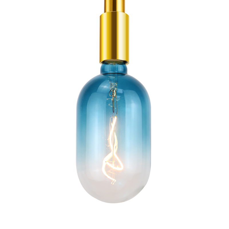 Tank blue 60 a 350 lumen coffee bar deco led espiral filamento amarillo bombilla de gran tamaño