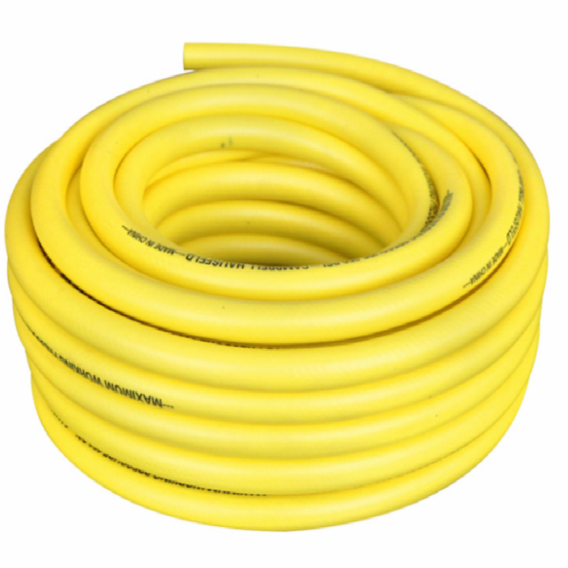 Manguera de gas amarillo de alta presión de PVC