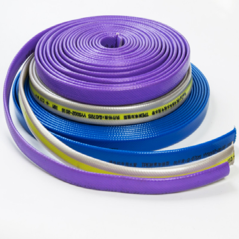 Manguera de agua plana de lavado de automóviles de pvc hecha en China