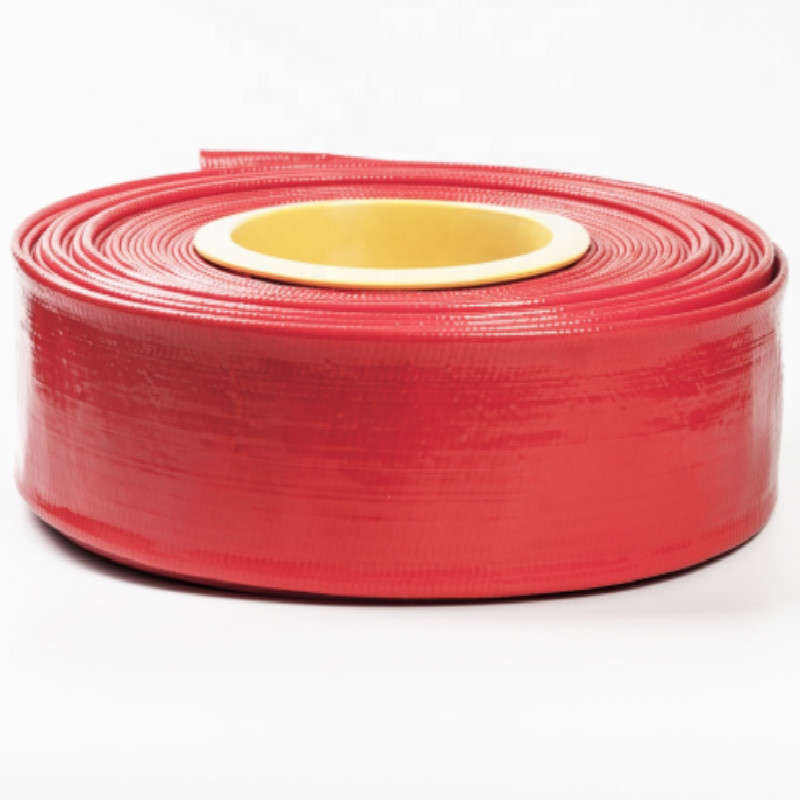 Anti-UV de alta presión de gran tamaño de manguera plana de descarga de riego de manguera de pvc fabricado en China