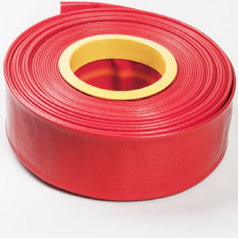 Anti-UV de alta presión de gran tamaño de manguera plana de descarga de riego de manguera de pvc fabricado en China