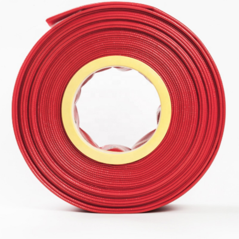 Anti-UV de alta presión de gran tamaño de manguera plana de descarga de riego de manguera de pvc fabricado en China