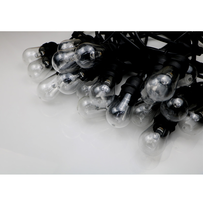 Bombillas de cadena al aire libre de color blanco cálido para elegir decoración de Navidad cadena de luz