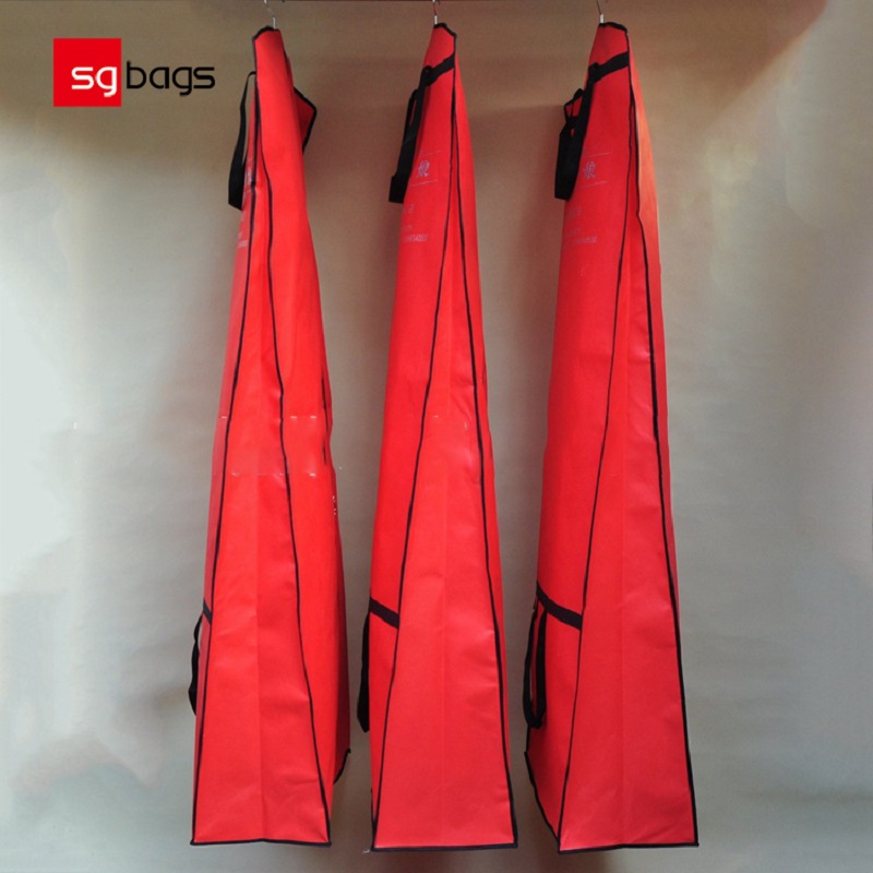 SGW03 Logotipo personalizado Vestido de novia de moda Vestido de novia de gran capacidad Caja Bolsa de almacenamiento de ropa no tejida