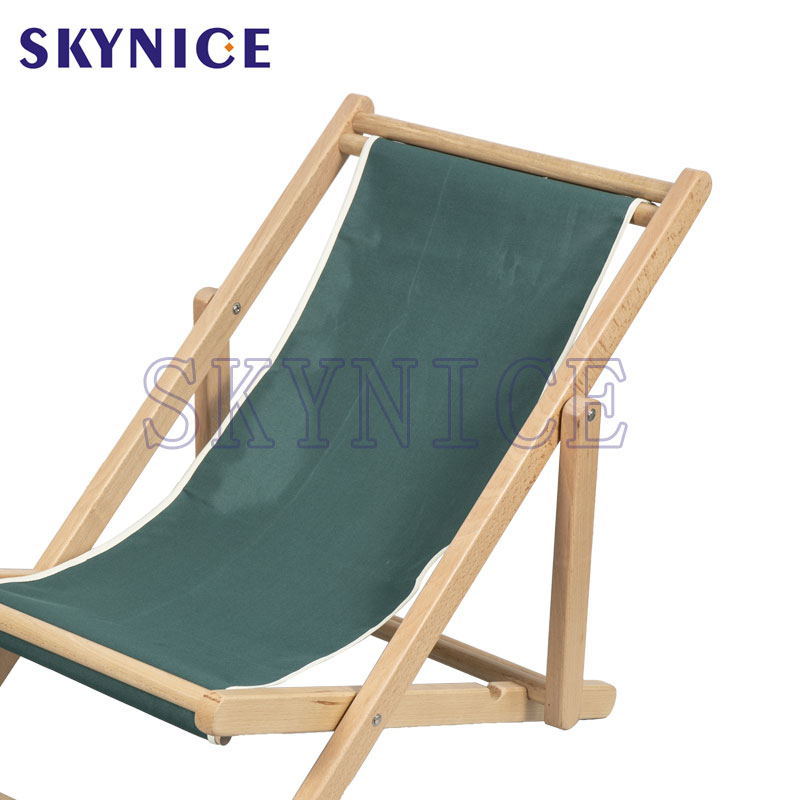 Marco de silla de playa con honda de madera para niños