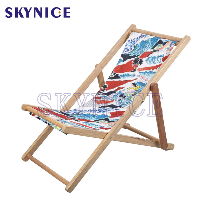 Sillón de honda plegable de madera de bajo precio