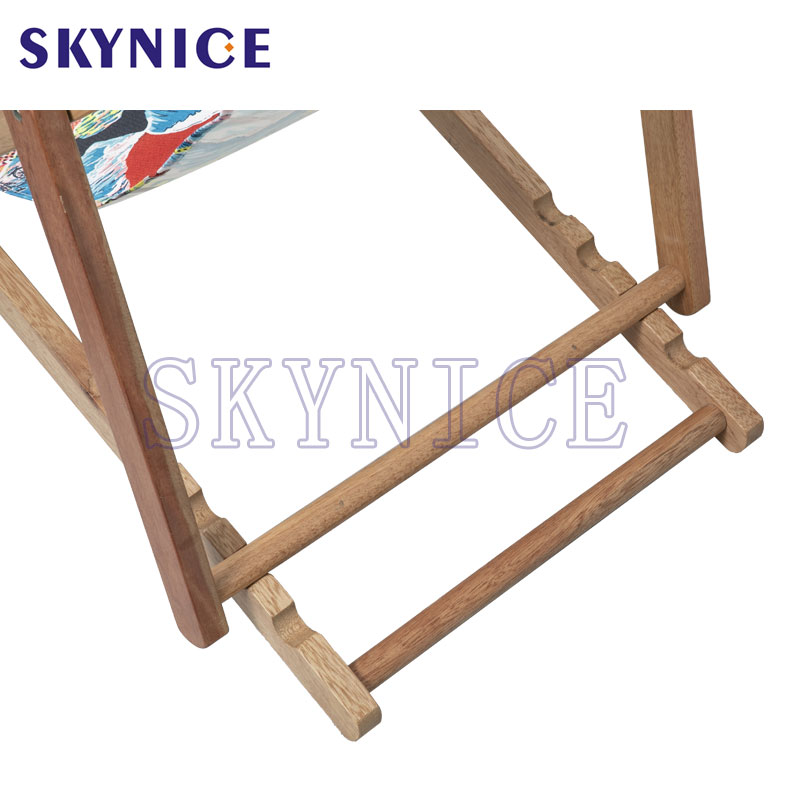 Sillón de honda plegable de madera de bajo precio