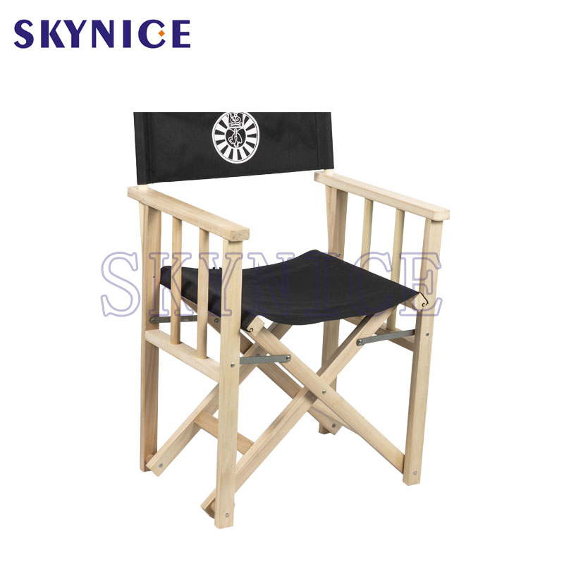 Nuevo estilo de muebles de exterior sillas plegables de madera director