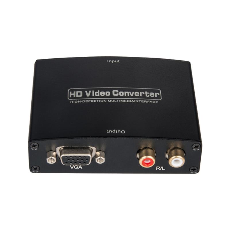 Convertidor de audio HDMI a VGA + R / L AUDIO 1080P