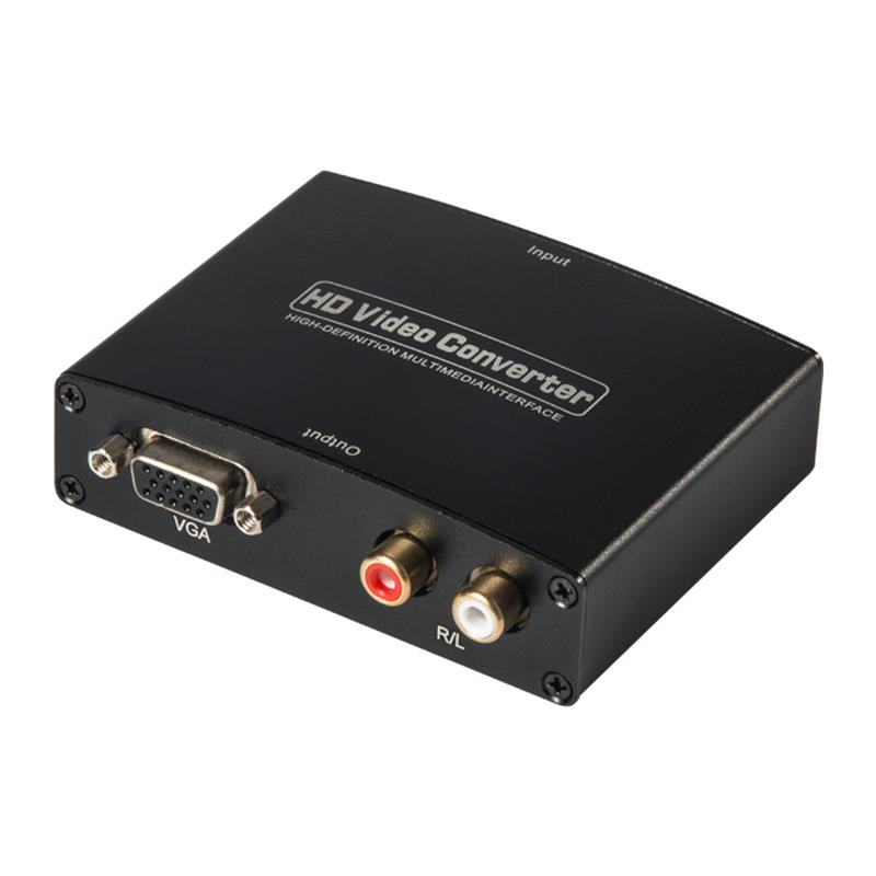 Convertidor de audio HDMI a VGA + R / L AUDIO 1080P