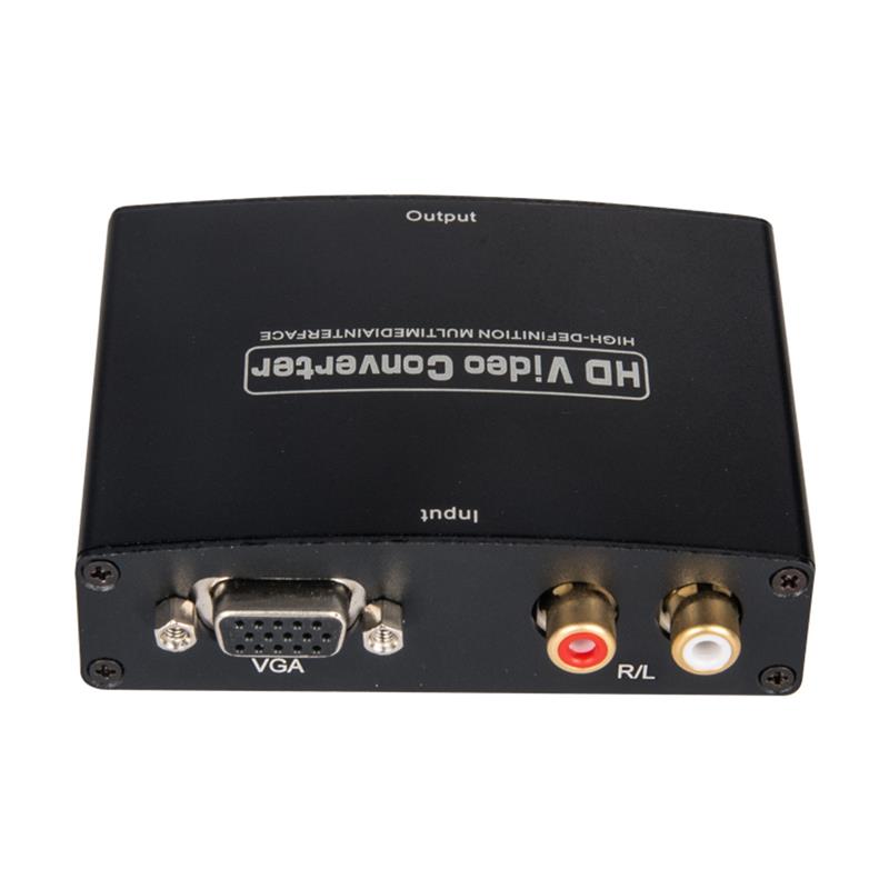 Convertidor de audio a HDMI VGA + R / L 1080P