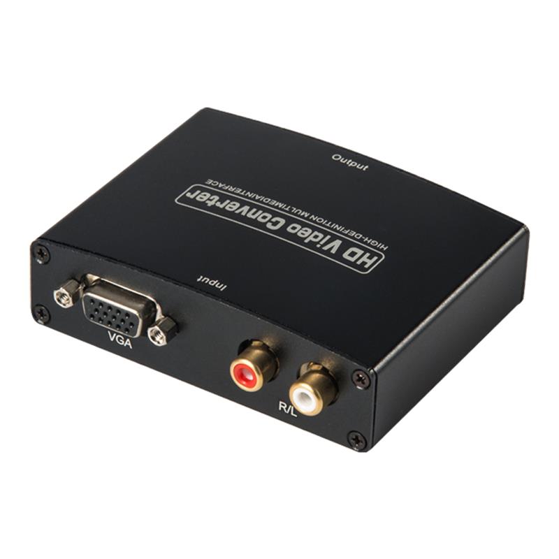 Convertidor de audio a HDMI VGA + R / L 1080P