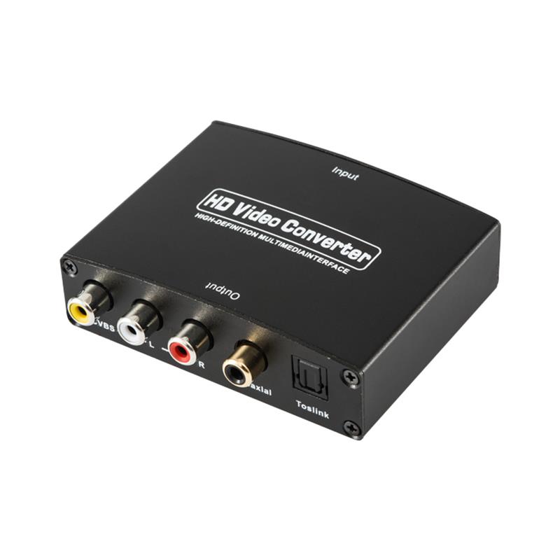 HDMI a AV + convertidor de audio digital Auto Scaler 1080P
