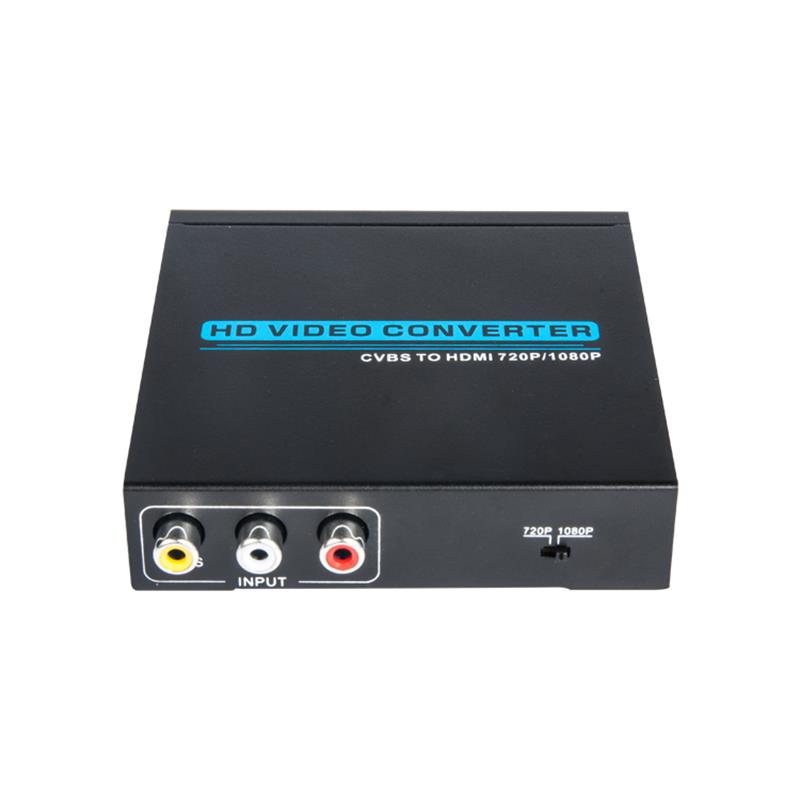 Convertidor AV / CVBS a HDMI Up Scaler 720P / 1080P