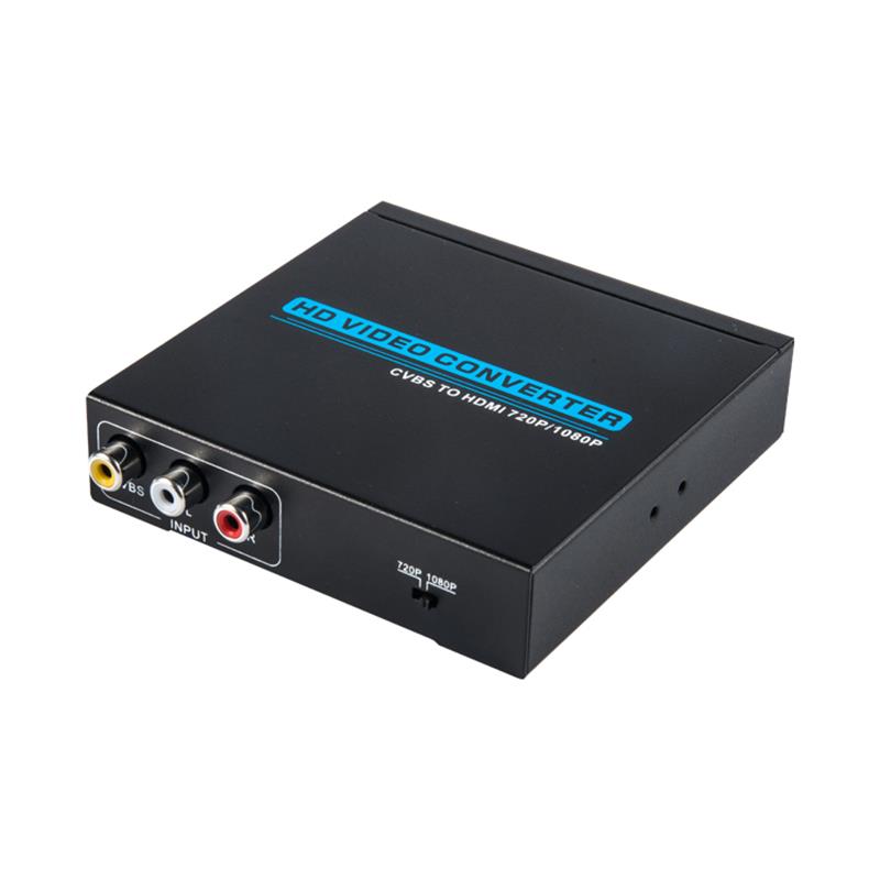 Convertidor AV / CVBS a HDMI Up Scaler 720P / 1080P