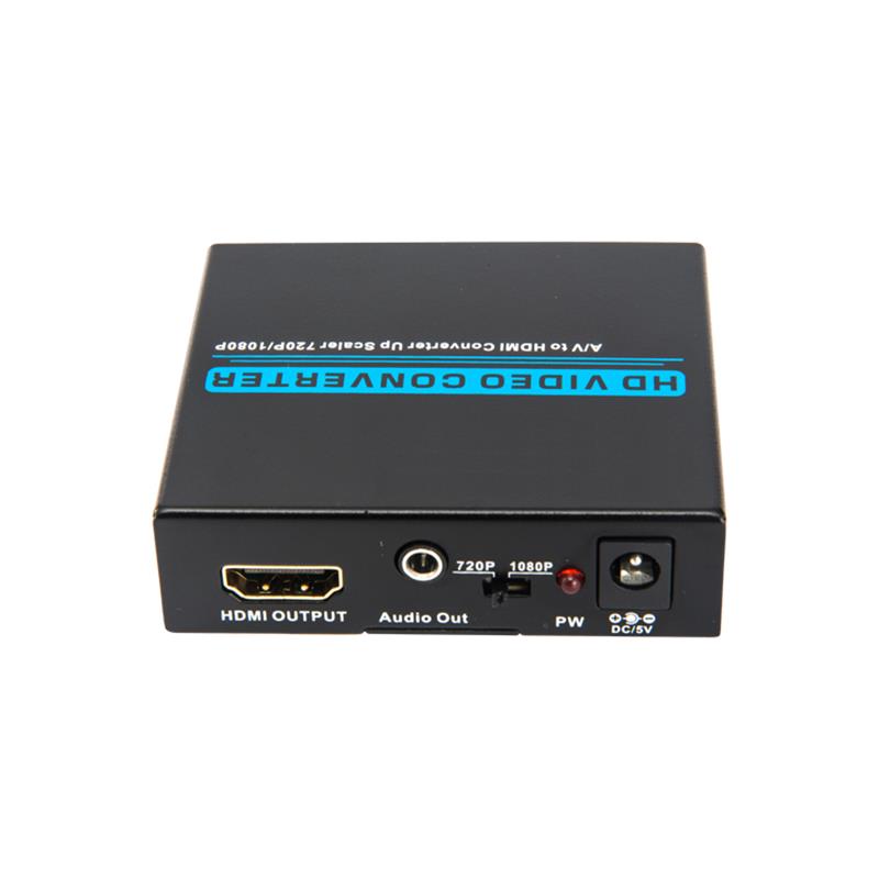 Convertidor AV / CVBS A HDMI + AUDIO (Up Scaler 720P / 1080P)