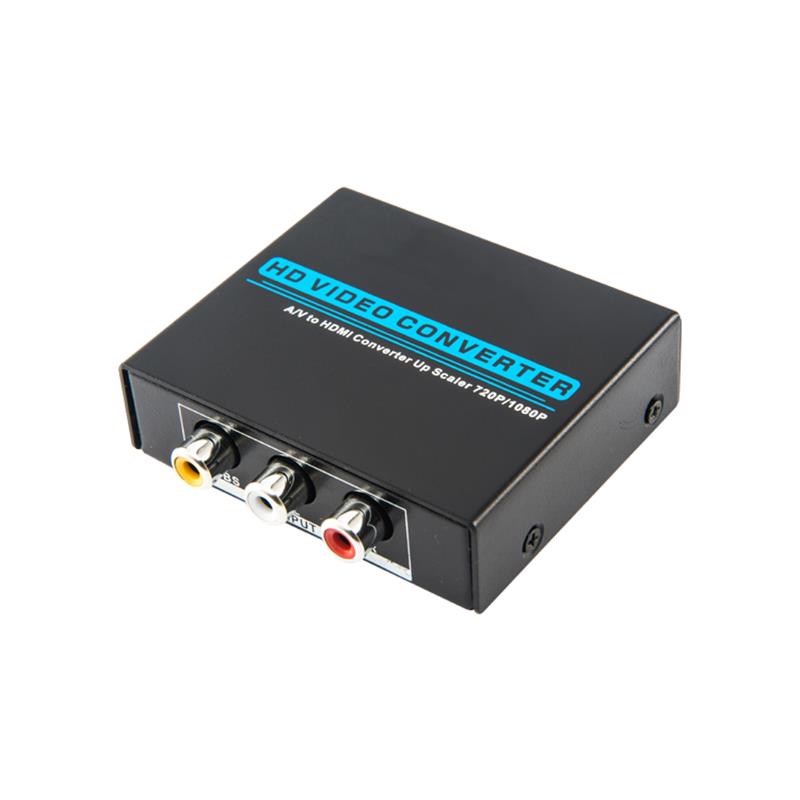 Convertidor AV / CVBS A HDMI + AUDIO (Up Scaler 720P / 1080P)