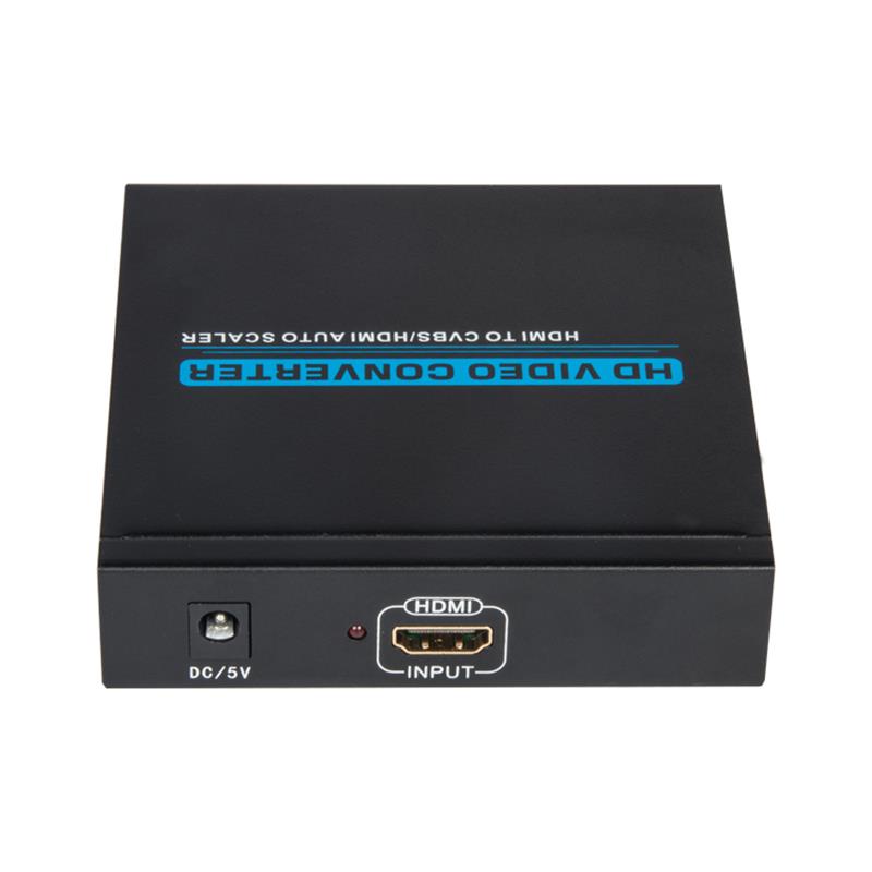 CONVERTIDOR HDMI A CVBS / AV + HDMI Auto Scaler 1080P