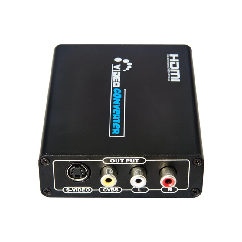Escalador automático de convertidor S-Video HDMI a CVBS / AV +