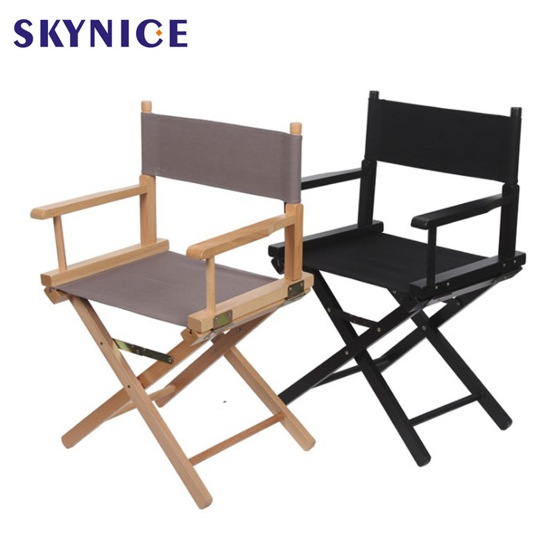 Silla de Director de madera plegable