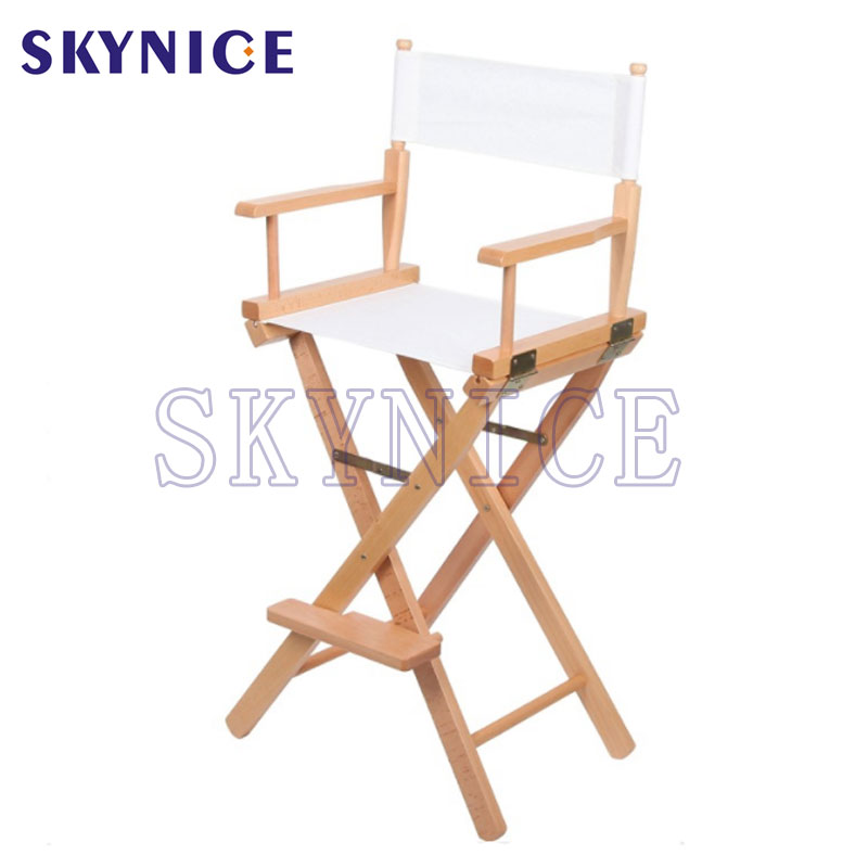Silla de director de madera plegable personalizada