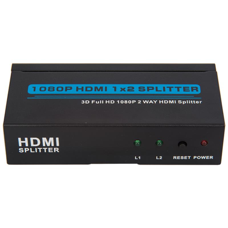 Dos puertos HDMI 1x2 Splitter Soporte 3D Full HD 1080P
