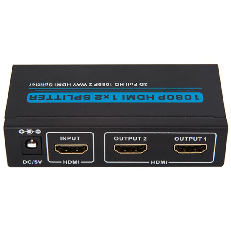 Dos puertos HDMI 1x2 Splitter Soporte 3D Full HD 1080P