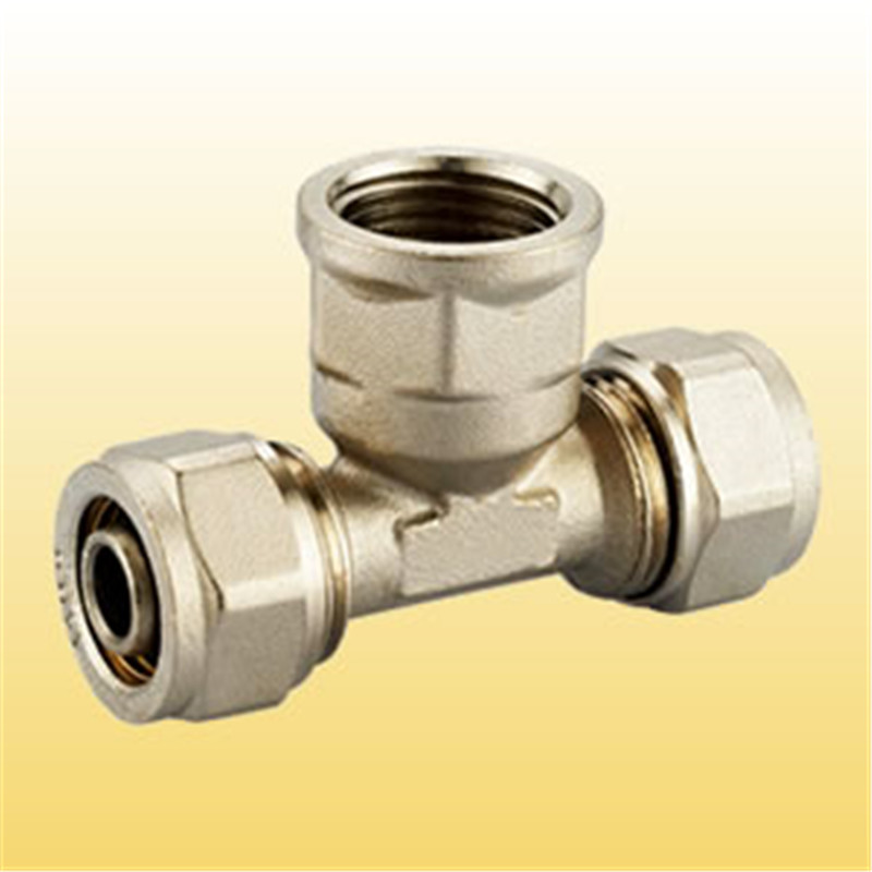 T hembra 25mm accesorios de tubería pex-al-pex