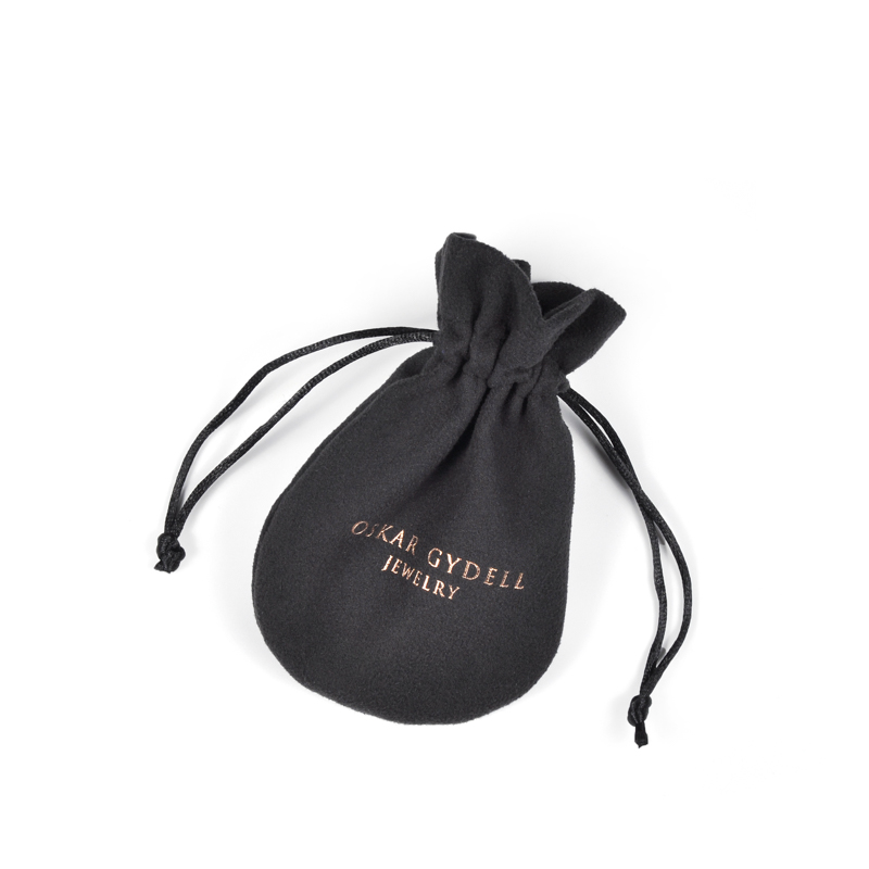 SGS51 Custom Black Drawstring Jewelry Pouch Bolsa de regalo Drawstring Suede Jewelry Packaging Pouches Wholesale