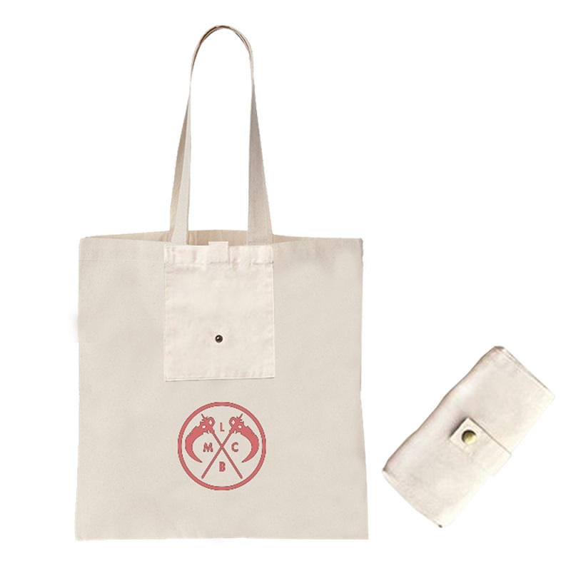 Sg67 viaje ecológico compras reutilizables de algodón frutilla bolso plegable de hombre y mujer