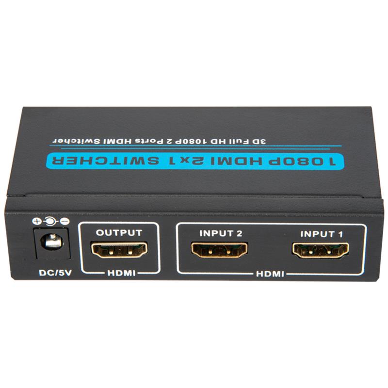 V1.3 HDMI 2x1 Switcher Soporte 3D Full HD 1080P