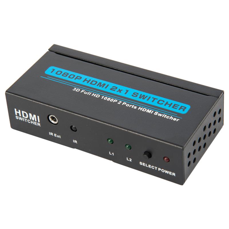 V1.3 HDMI 2x1 Switcher Soporte 3D Full HD 1080P