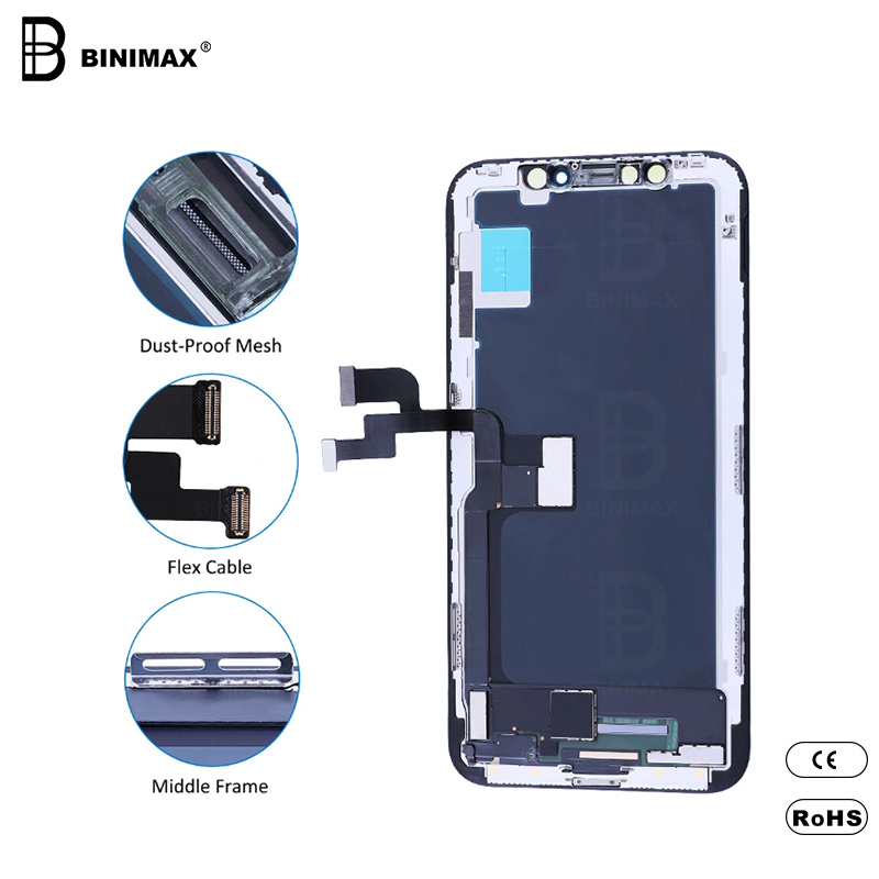 BINIMAX FHD Pantalla LCD para teléfono móvil LCD para ip X